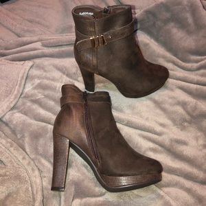 KadiMaya Brown Heeled Boots